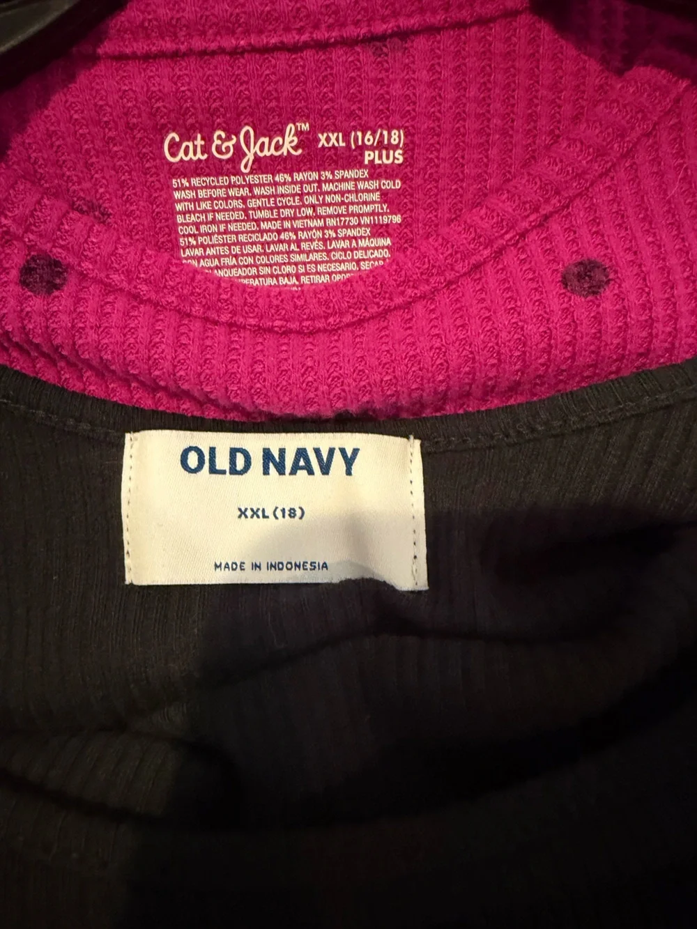 TWO (2) NWT Girls Dresses w pockets: Old Navy XXL (18), Cat & Jack 16+/18+, NEW